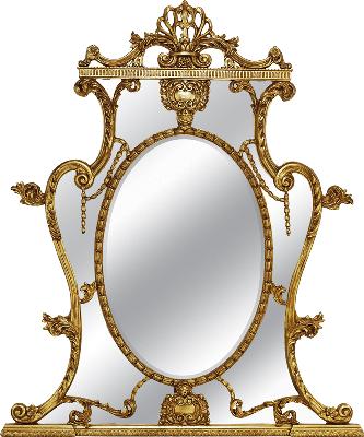 Friedman Brothers Madame Du Pompadour Mirror 