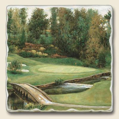 Highland Graphics Valley Green Stone Coaster Set 