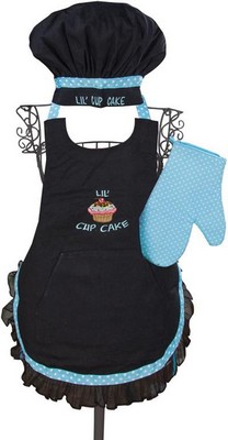 Manual Woodworkers and Weavers  Inc Lil Cupcake Chef Set Aqua 