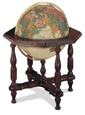 Replogle Globes Statesman Antique Illuminated Floor Globe 