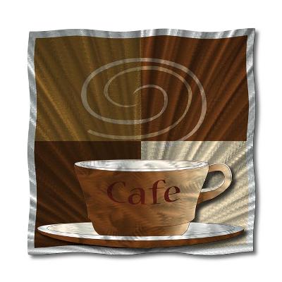 All My Walls Cafe Au Lait Brown, Silver