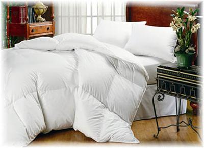 Lodi Down and Feather Tahoe Comforter - White Goose Down - QUEEN 