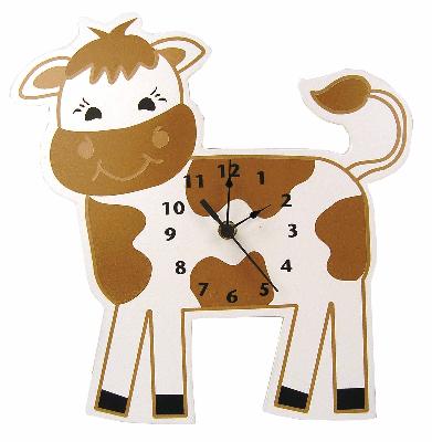 Trend Lab Wall Clock Cow 