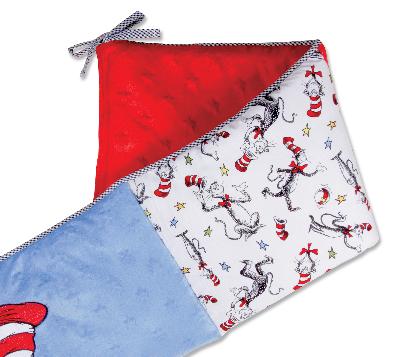 Trend Lab Dr. Seuss Cat In The Hat Crib Bumpers 