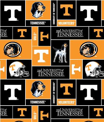 Foust Textiles Inc Tennessee Volunteers Block Fleece 