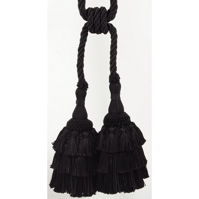 Brimar Trim Dbl Tassel Tieback BK