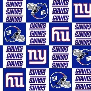 Foust Textiles Inc New York Giants Block Fleece 