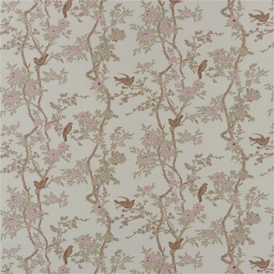 Ralph Lauren Marlowe Floral Silk Latte