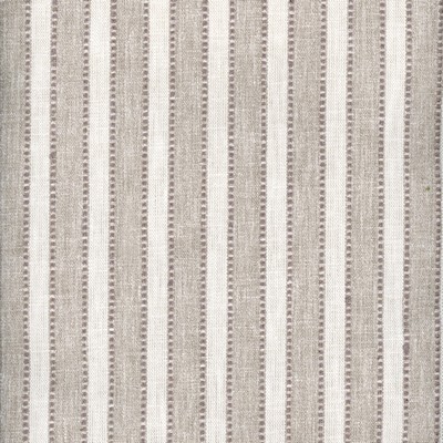 Roth and Tompkins Textiles Madaket Stripe Ash  Grey Multipurpose Cotton 42% Cotton 41% Polyester 12% Viscose 5% Linen Fire Rated Fabric Striped fabric by the yard.