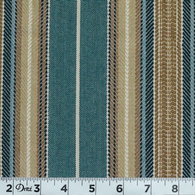 Roth and Tompkins Textiles Montana Stripe Denim  Blue Upholstery Cotton 100% Cotton Fire Rated Fabric Striped  Ranch Style fabric by the yard.