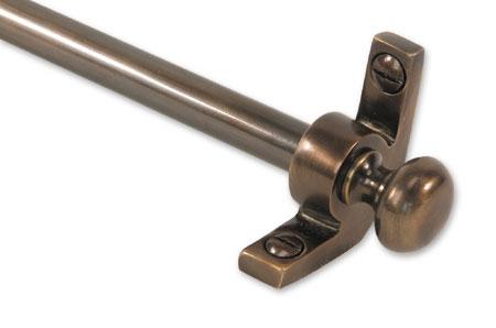 Brass Elegans Classique Antique Brass Stair Rod Set 