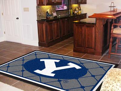 Fan Mats  LLC Brigham Young Cougars 4x6 Area Rug 