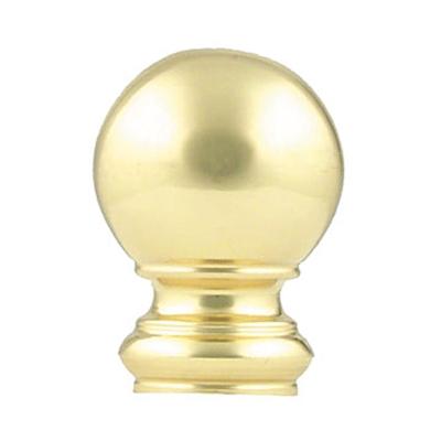 Vesta Ball Finial Polished Brass