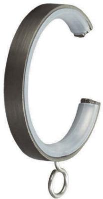 Aria Metal C-Ring with Eyelet Brushed Black Nickel