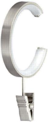 Aria Metal C-Ring with Clip Brushed Nickel