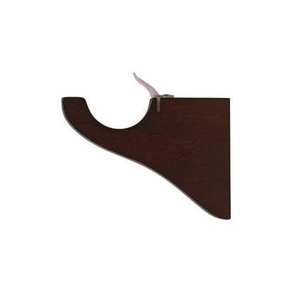 Finestra Single Bracket for 2in Pole Mahogany