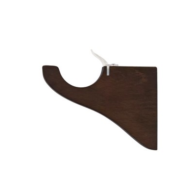 Finestra Single Bracket for 2in Pole Walnut