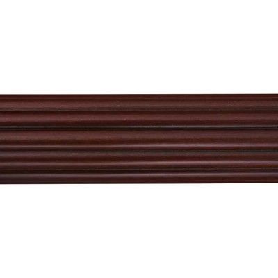 Finestra 4 Foot Reeded Pole 2in Diameter Mahogany