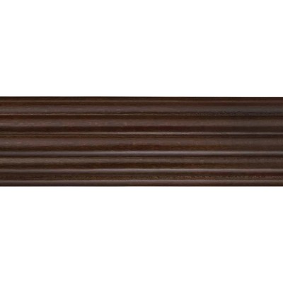 Finestra 4 Foot Reeded Pole 2in Diameter Walnut