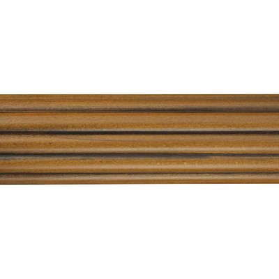 Finestra 6 Foot Reeded Pole 2in Diameter Pecan