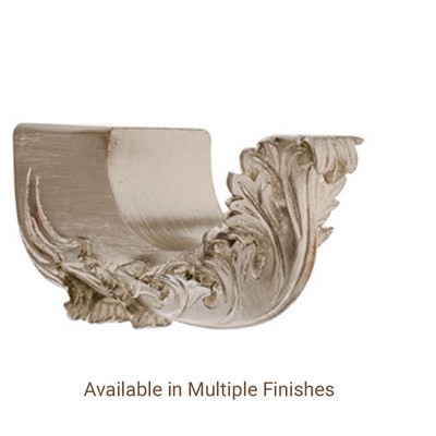 The Finial Company Palm Leaf Resin Bracket 