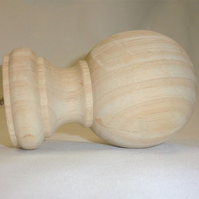 LJB 1 3/8 in BALL FINIAL UNFINISHED Unfinished