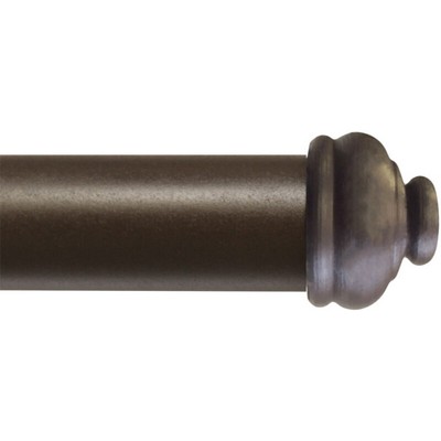 Ona Drapery Hardware Bannister Finial Shown in Burnished Bronze