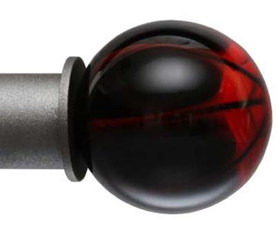 Ona Drapery Hardware Red Sapphire 1 Inch Finial 