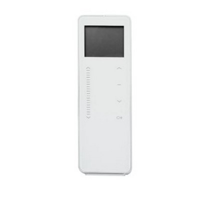 Aria Metal Handheld Remote with Wall Mount 15 Channel White