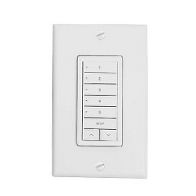 Aria Metal 5 Channel Wall Mount White