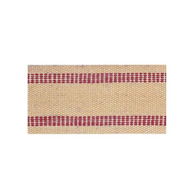 Rowley Jute Webbing Red Stripe