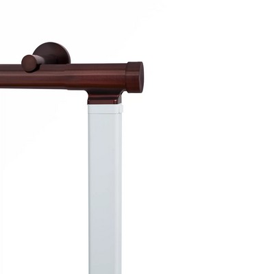 Aria Metal H-Rail Motorized Traverse R-TEC Double Rod Oil Rubbed Bronze