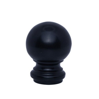 Vesta Ball Finial Black