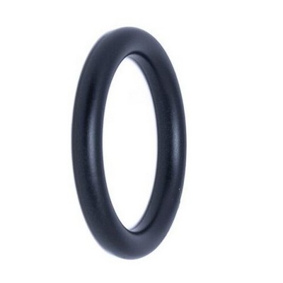 Vesta Hollow Brass Ring with Clip Black