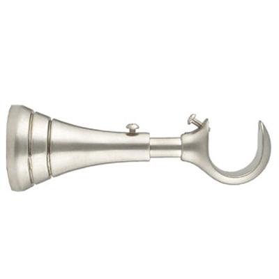 Vesta Crescent Wall Bracket Brushed Nickel