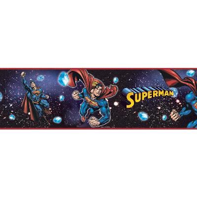 York Wallcovering Superman Wall Border 