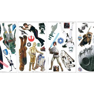 Roommates Star Wars Classic Peel & Stick Wall Decals  Multi