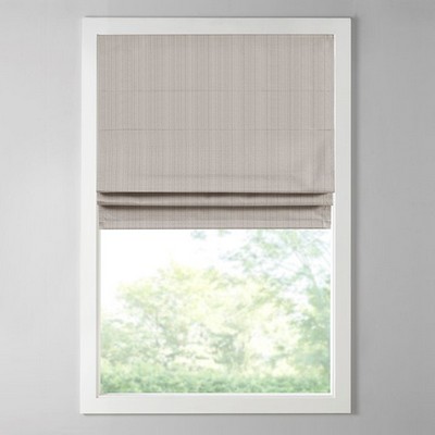 Olliix Galen Basketweave Cordless Roman Shade Taupe