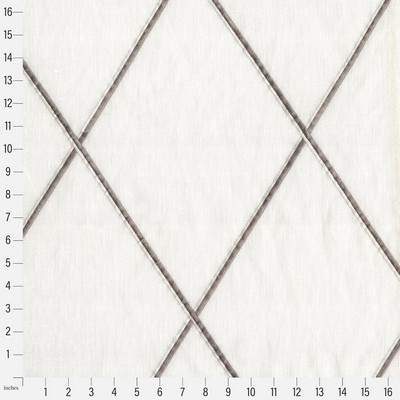 RM Coco Diamond Trellis Sheer Travertine