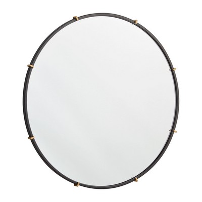 Cyan Design Klipp Round Mirror Small Black