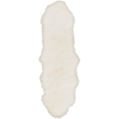 Surya  Sheepskin Ivory