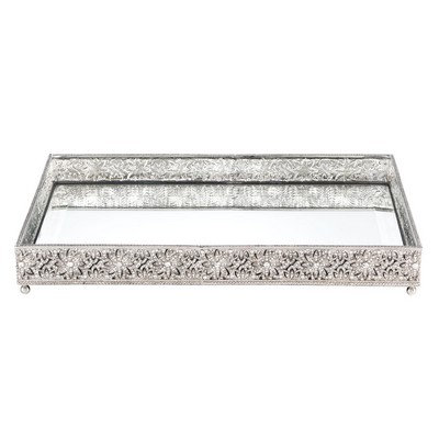 Olivia Riegel Large Windsor Beveled Mirror Tray 