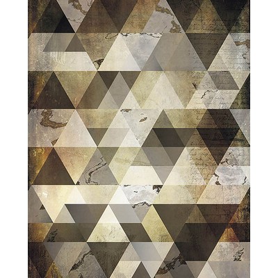 Wall Pops Bronze Triangles Wall Mural Browns