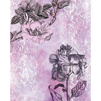 Wall Pops Baroque Pink Wall Mural Pinks