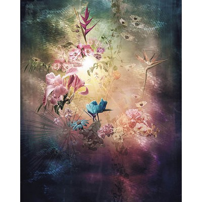 Wall Pops Blooming Lights Wall Mural Multicolor