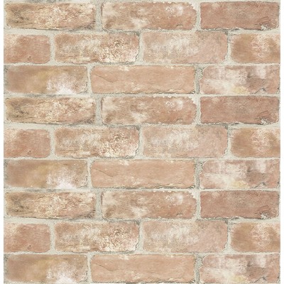 Wall Pops Old Town Brick Peel & Stick Wallpaper Reds