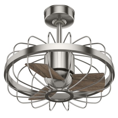 Hunter Fan Co Hunter 16 inch Roswell Brushed Nickel Ceiling Fan and Wall Control Brushed Nickel/Chrome