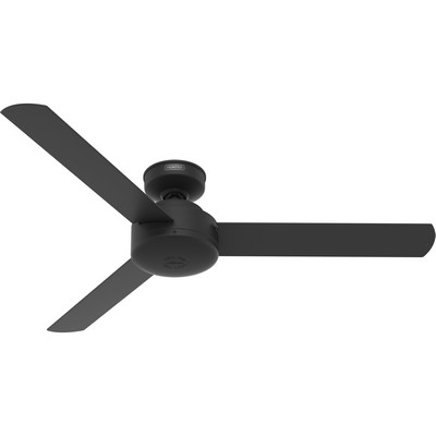 Hunter Fan Co Hunter 52 inch Presto Matte Black Ceiling Fan and Wall Control Black