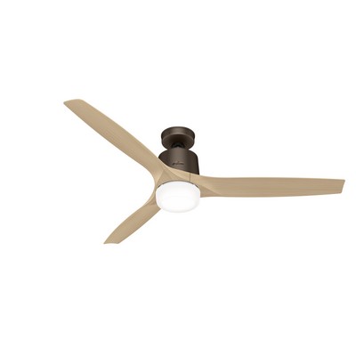 Hunter Fan Co Hunter 60 inch Neuron Wi-Fi Metallic Chocolate Ceiling Fan with LED Light Kit and Handheld Remote Bronze/Brown