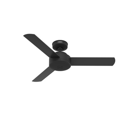 Hunter Fan Co Hunter 44 inch Presto Matte Black Ceiling Fan and Wall Control Black